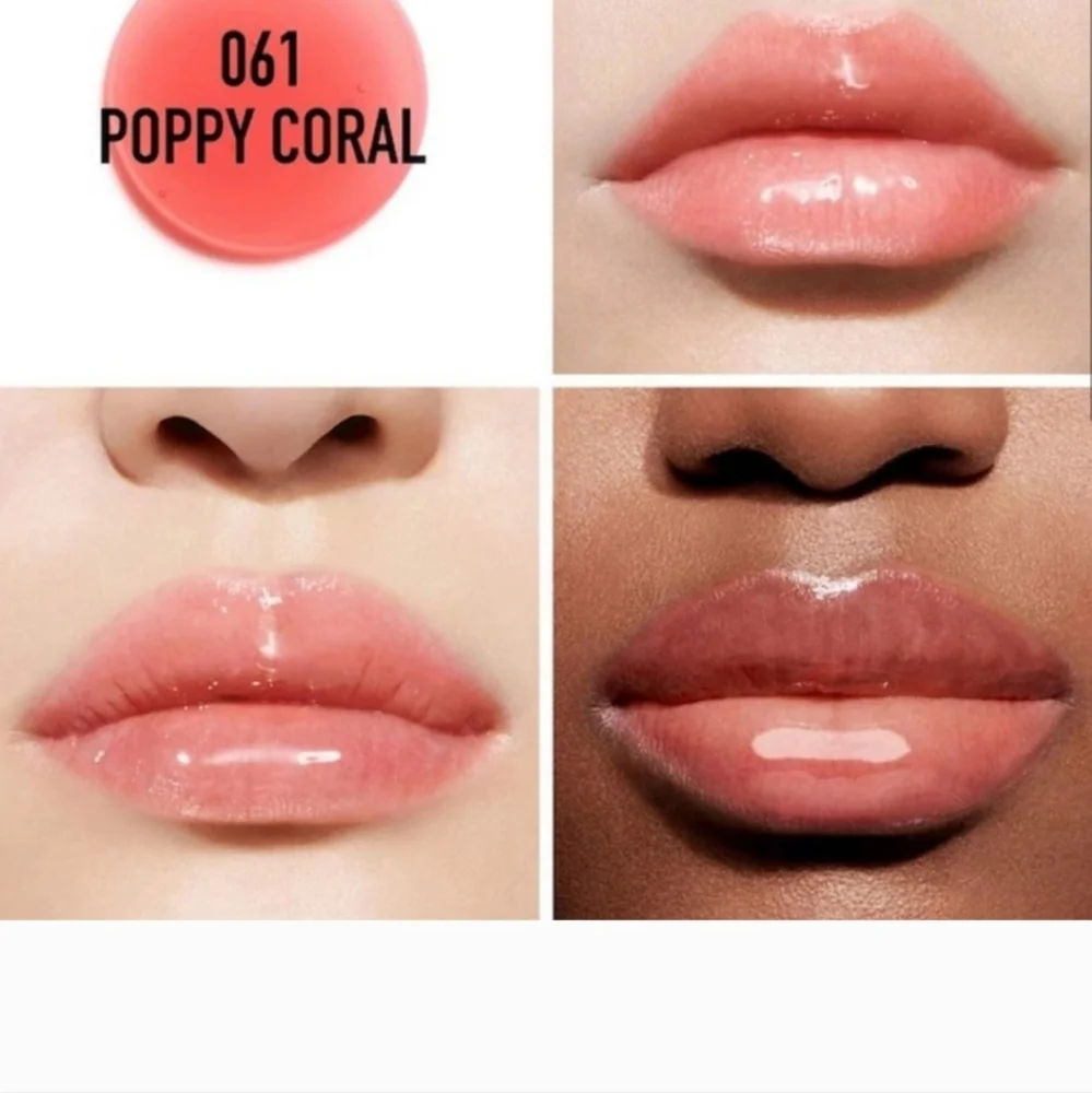 New Dior Addict Lip Glow Oil In 061 Poppy Coral NWOB